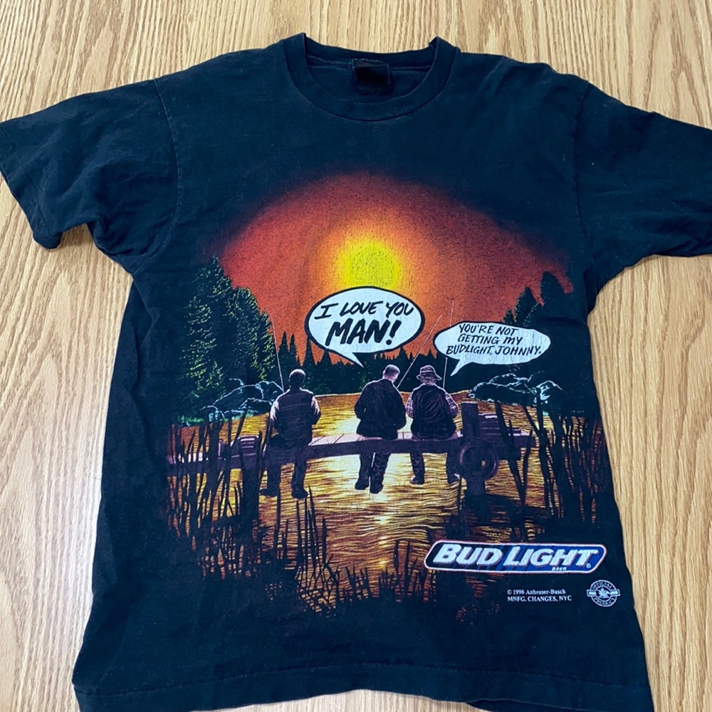 1996 VINTAGE BUD LITE T SHIRT